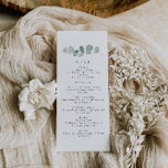 Menu Mariage de verdure<br><div class="desc">Il s'agit d'un menu simple et élégant à l'eucalyptus mariage avec des éléments de verdure aquarelle et une police moderne. Modifiez tous les termes et toutes les couleurs* sur ce modèle de programme de mariage. * la couleur de l'aquarelle verte ne sont pas modifiables // Pour les articles correspondants, visitez...</div>