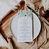 Menu Mariage de verdure