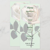 Menu Mariage Delicic Rose Orchid (Devant / Derrière)
