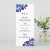 Menu Mariage Dendrobium bleu (Debout devant)
