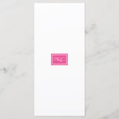 Menu Mariage des chats sauvages tropicaux (Dos)