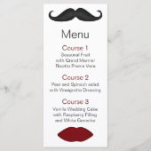 menu mariage des lèvres et moustache mod (Devant)