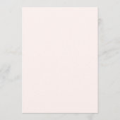 Menu Mariage Dessin Nourriture Doodle Fantaisiste (Dos)