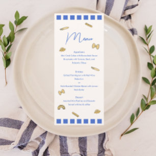 Menu Mariage Dessins de pâtes