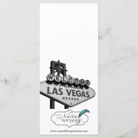 Menu Mariage Destination Las Vegas (Dos)
