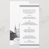 Menu Mariage Destination New Orleans (Devant / Derrière)