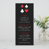 Menu Mariage Destiny Las Vegas (Debout devant)