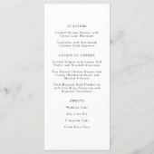 Menu Mariage d'été Abstrait maximaliste coloré gras (Dos)