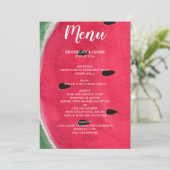 Menu Mariage D'Été Avec Pâque (Debout devant)