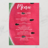 Menu Mariage D'Été Avec Pâque (Devant)