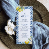 Menu Mariage d'été Citron Méditerranée