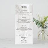 Menu Mariage d'herbe Boho Pampas (Debout devant)