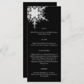 Menu Mariage d'hiver (Devant / Derrière)