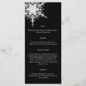 Menu Mariage d'hiver (Devant)