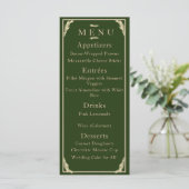Menu Mariage d'hiver catholique (Debout devant)