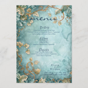 Menu Mariage d'Imaginaire de grâce éternel