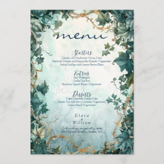 Menu Mariage d'Imaginaire de grâce éternel