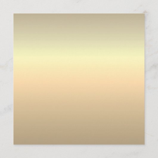 Menu Mariage d'or minimaliste (Dos)