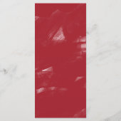 Menu Mariage d'orchidée de Bourgogne (Dos)