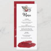 Menu Mariage d'orchidée de Bourgogne (Devant / Derrière)