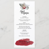 Menu Mariage d'orchidée de Bourgogne (Devant)