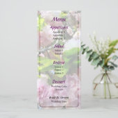 Menu Mariage Double Cherry Blossoms (Debout devant)