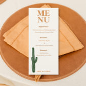 Menu Mariage du désert