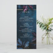 Menu Mariage du jardin de minuit enchanté (Debout devant)