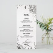 Menu Mariage du jardin de printemps (Debout devant)