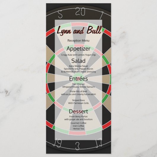 Menu Mariage du tableau de bord (Devant)