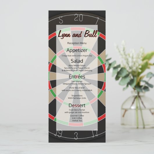 Menu Mariage du tableau de bord (Debout devant)