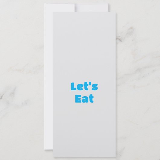 Menu Mariage du thème de musique (Dos)