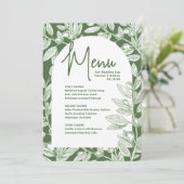 Menu Mariage du vignoble d'Olive (Debout devant)