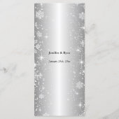 Menu Mariage élégant (Dos)