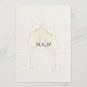 Menu Mariage élégant de Boho rustique moderne (Dos)