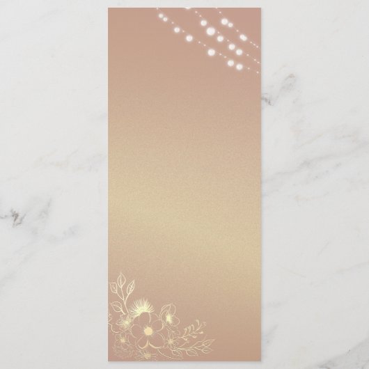 Menu Mariage Élégant Monogramme Bourgogne (Dos)