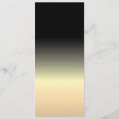 Menu Mariage élégant or et noir (Dos)