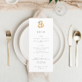 Menu Mariage Elegant Pears