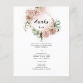 MENU MARIAGE Élégant pour le budget. (Dos)