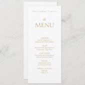 Menu Mariage Elegnat (Devant / Derrière)