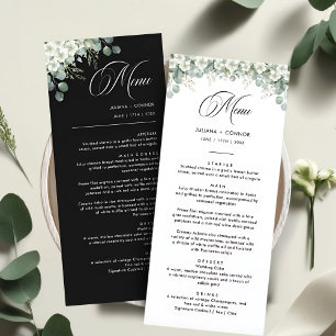 Menu Mariage Emerald Green