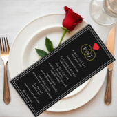 Menu Mariage Entwin Rings