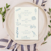 Menu mariage Été Nouvelle-Angleterre