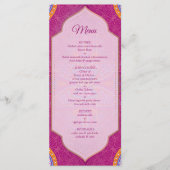 Menu Mariage Exotic Blue Dream Catcher (Devant)