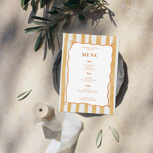 Menu Mariage Fantaisiste Amore & Aranci
