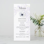 Menu Mariage Fleur de Wisteria (Debout devant)