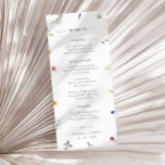 Menu Mariage fleur sauvage minimal<br><div class="desc">Cette carte de menu mariage est un complément étonnant à n'importe quelle table de réception. Doté de minuscules fleurs sauvages délicats et d'une police de caractères moderne, il est parfait pour un thème mariage romantique ou bohème. Le design soigné de cette carte de menu vous impressionnera et apportera une touche...</div>