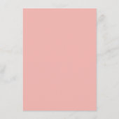 Menu Mariage Fleurs australiennes Rose-Bleu (Dos)