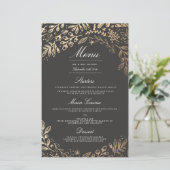 Menu Mariage Fleurs de récolte Dîner (Debout devant)