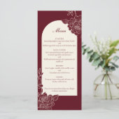 Menu Mariage Fleurs d'Ivoire à l'Arche de Bourgogne Pro (Debout devant)